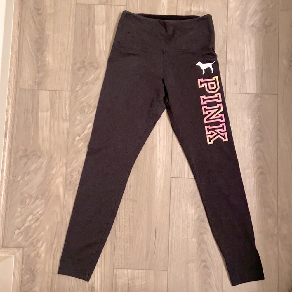 PINK Victoria’s Secret Yoga pants dark grey
